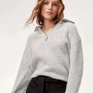 Wilfred Free Gwyneth Quarter Zip Sweater (Aritzia)